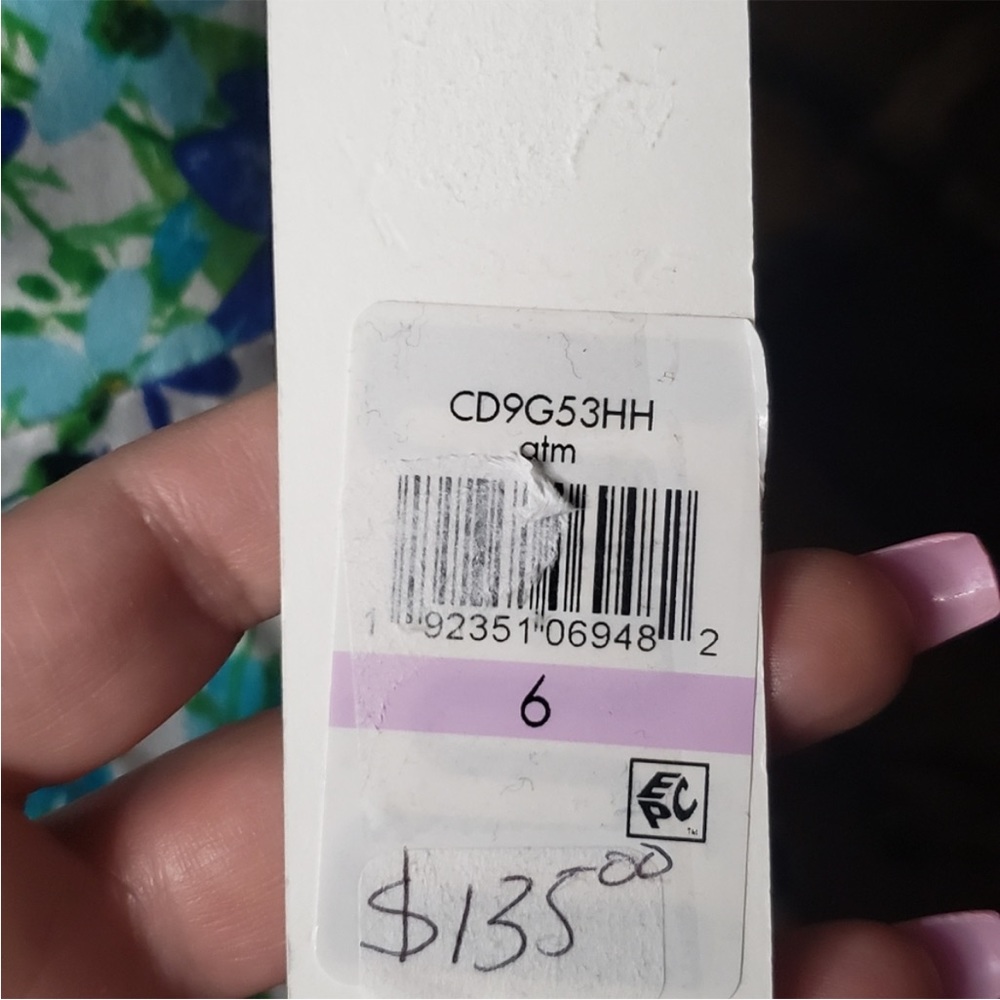 Calvin Klein floral high low dress size 6 - Picture 6 of 7